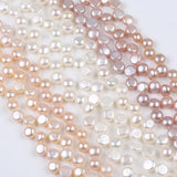 6-7mm Button Pearl Strand for Choker Necklace