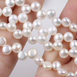 6-7mm Button Pearl Strand for Choker Necklace