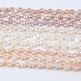 6-7mm Button Pearl Strand for Choker Necklace