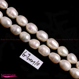 6-7mm Multicolor Freshwater Pearl Oval Beads Strand