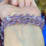 6-7mm Amethyst Citrine Quartz Beads 15'' DIY Loose Beads For Jewelry Making