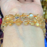 6-7mm Amethyst Citrine Quartz Beads 15'' DIY Loose Beads For Jewelry Making