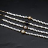6-7mm Freshwater Pearl Bracelet Baroque Pearls Beaded Bangle Chain Women Jewelry