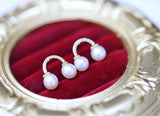Natural Freshwater Pearl Stud Earrings