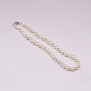 6-7mm Pearl Chain Choker Necklace Vintage Wedding Jewelry