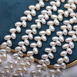 6-7mm Wheat Ear Beads Rice Beads DIY Necklace Jewelry Semi-Finished Accessories