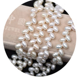 6-7mm Wheat Ear Beads Rice Beads DIY Necklace Jewelry Semi-Finished Accessories