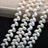 6-7mm Wheat Ear Beads Rice Beads DIY Necklace Jewelry Semi-Finished Accessories