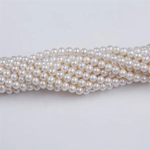 6-7mm Natural Freshwater Round Pearls for Jewelry Making