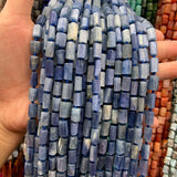 6-7x11mm Natural Kyanite Stone Beads 15'' Tube Column Spacer