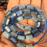 6-7x11mm Natural Kyanite Stone Beads 15'' Tube Column Spacer