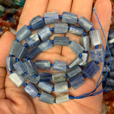 6-7x11mm Natural Kyanite Stone Beads 15'' Tube Column Spacer