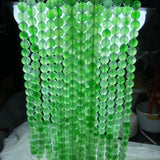 Green Jade Round Stone Bead for Jewelry Making