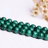 6-14mm Green Malachite Round Semi-finished Loose Beads for Jewelry Making