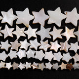 Mother of Pearl Shell Beads Star Charms for Jewelry Making