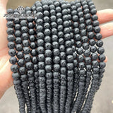 Natural Stone Frost Agate Carved Round Beads With Buddhist Words 14mm