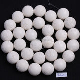 Natural Sponge Coral Round Beads Strand 15 Inch