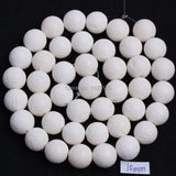 Natural Sponge Coral Round Beads Strand 15 Inch