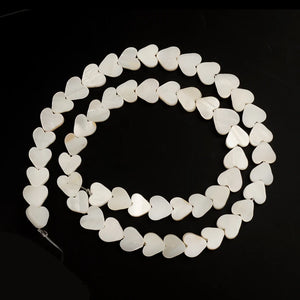 Mother of Pearl Shell Heart Beads 6-20mm DIY Accessories