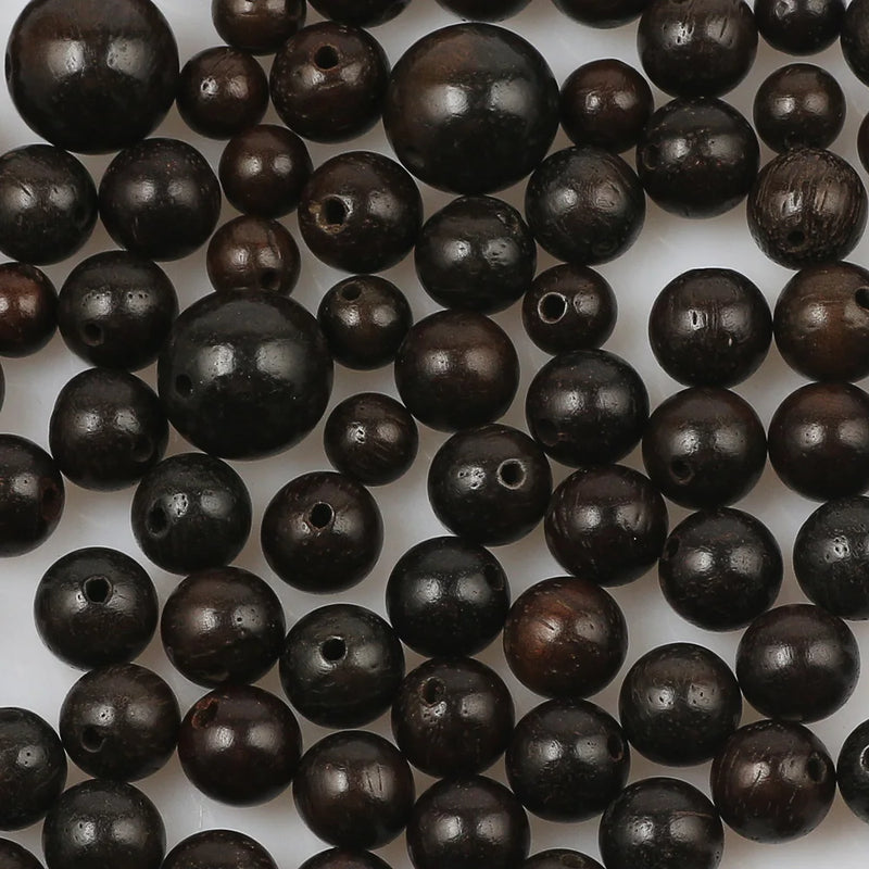 Burmese Sandalwood Wooden Spacer Beads 6-15mm Natural Wood