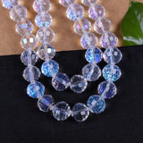 Crystal Round Balls 96Faceted Glass Beads Crafts Jewelry Supplies