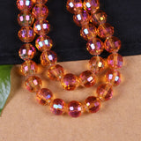 Crystal Round Balls 96Faceted Glass Beads Crafts Jewelry Supplies