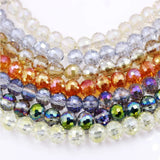 Crystal Round Balls 96Faceted Glass Beads Crafts Jewelry Supplies