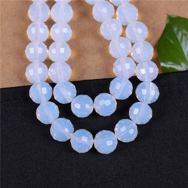 Crystal Round Balls 96Faceted Glass Beads Crafts Jewelry Supplies