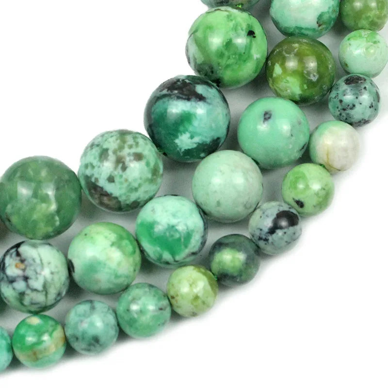 Green Variscite Stone Beads - 6/8/10/12mm