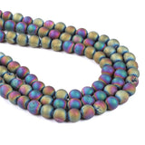 Matte Natural Druzy Agates Beads 6/8/10/12mm