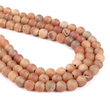 Matte Natural Druzy Agates Beads 6/8/10/12mm