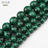 Malachite Beads for Jewelry Making 7.5 Inch Bracelets
