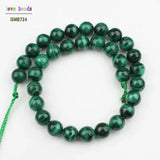 Malachite Beads for Jewelry Making 7.5 Inch Bracelets