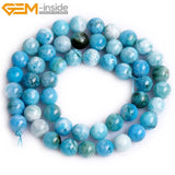 6/8/10/12mm Hemimorphite Bead Natural Stone Loose Beads 15 Inches