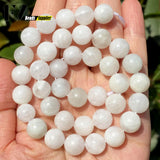 Moonstone Natural Stone Beads 6-12mm Round Spacer Beads for DIY Jewelry Making