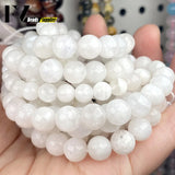 Moonstone Natural Stone Beads 6-12mm Round Spacer Beads for DIY Jewelry Making