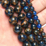 6-12mm Natural Stone Beads Round Loose Beads for DIY Bracelet Necklace