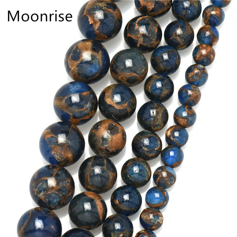 6-12mm Natural Stone Beads Round Loose Beads for DIY Bracelet Necklace