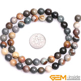 Natural Stone Polychrome Jaspers Bead Strand 15 inch DIY Jewelry Beads