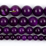 Natural Sugilite Stone Beads 6/8/10/12mm Round Loose Spacer Beads