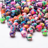 6-12mm Round Polymer Clay Beads Girl Diy Jewelry Bracelet Pearls C101