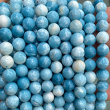Natural Larimar Stone Beads for Jewelry Making DIY