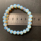 Moonstone Bracelet 6-12mm Round Bead Elastic Moonlight Stone Jewelry