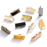 Cover Clasps Leather Cord Crimp End Clips Jewelry Making DIY Findings