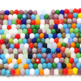 10MM Chinese Crystal Round Beads DIY Faceted Rondelle Glass Spacer Beads