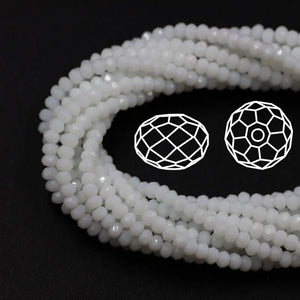 10MM Chinese Crystal Round Beads DIY Faceted Rondelle Glass Spacer Beads