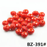 10MM Chinese Crystal Round Beads DIY Faceted Rondelle Glass Spacer Beads