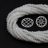 10MM Chinese Crystal Round Beads DIY Faceted Rondelle Glass Spacer Beads