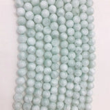 6/8/10MM Green Larimar Jade Gemstone Beads for Jewelry Making