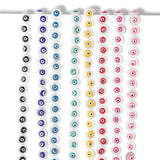 6 8 10MM Evil Eye Round Shape Shell Beads Charm For Jewelry Making